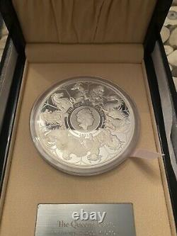 1 kilo The Queen's Beasts Completer 2021 UK 1kg Silver Proof Coin