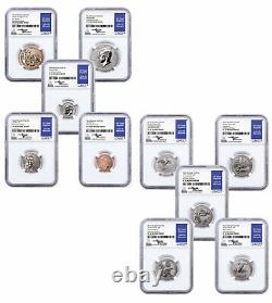 10 Coin 2018 S US Silver Reverse Proof Set NGC PF70 FDI Mercanti Signed SKU55040