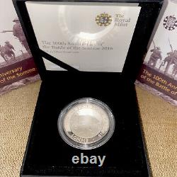 100th Anniversary of the Battle of the Somme 1916-2016 UK £5 Silver Proof Coin