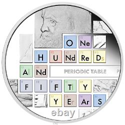 150TH ANNIVERSARY OF THE PERIODIC TABLE 2019 1oz SILVER PROOF COIN