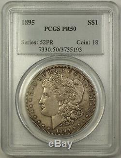 1895 PROOF Morgan Silver Dollar $1 Coin PCGS PR-50 The KEY KING of Morgans. BCX
