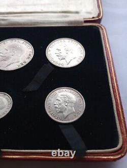 1927 George V 6 Coin Original Case Proof Set In Excellent Condition