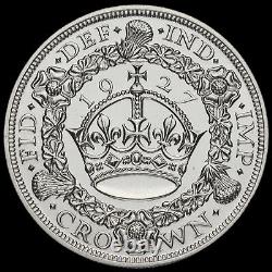 1927 George V Silver Proof Wreath Crown