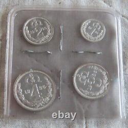 1936 Edward VIII 4 Coin Silver Proof Pattern Maundy Set