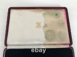 1937 George VI Coronation Specimen Proof Coin Set CASE ONLY NO COINS