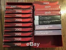 1956-2017 US Mint Clad Proof Set Run 1992-2017 Silver Proof Set Run Massive Set