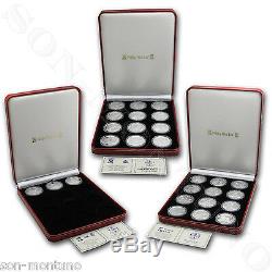 1988-2016 COMPLETE SET of 29 Isle of Man SILVER Cat Coins 1oz. 999 Proof Crown