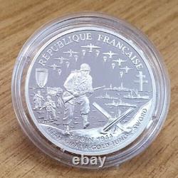 1994 50th Anniversary D-Day 3-Coin Silver Proof Collection COA