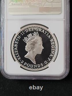 1997 Royal Mint 1oz Silver Proof Britannia £2 Coin Ngc Pf70 Ultra Cameo