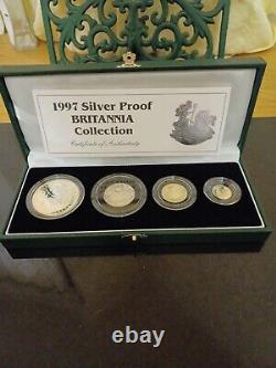1997 Silver Proof Britannia Collection with COA