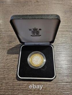 1998 Royal Mint Silver Proof Piedford £2 Coin