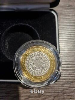 1998 Royal Mint Silver Proof Piedford £2 Coin