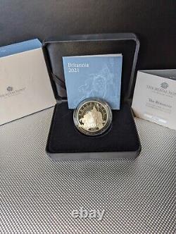 £2.00 Silver Proof coin 999 % 1 oz -Britannia 2021 Ltd issue RARE 2,900 issue