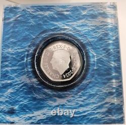 200 Years of the RNLI 2024 UK 50p Silver Proof Colour Coin Limited Edition 4000