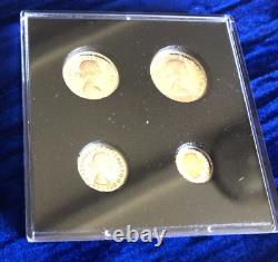 2000 Queen Elizabeth II. 925 Silver Proof Maundy coin set MINT condition CASED