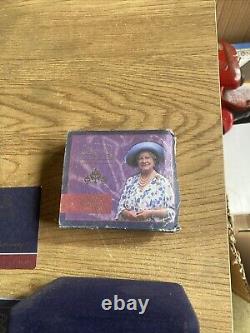 2000 Queen Mother Centenary Silver Proof Piedfort Crown £5 with Case & Paperwork