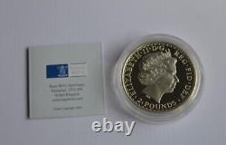 2001 Britannia Silver Proof £2 Coin + COA BOXED