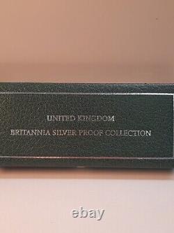 2001 Silver Proof Britannia, 4 Coin Collection. F/22