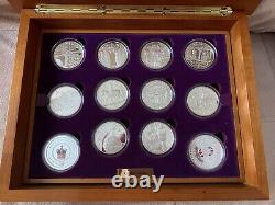 2002 & 2003 Golden Jubilee Silver Proof Crown 24 Coin Collection. Uk Buyers