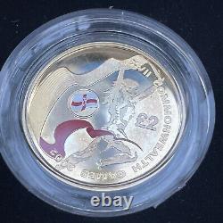 2002 Commonwealth Games £2 silver proof coin NORTHERN IRELAND (two pounds)