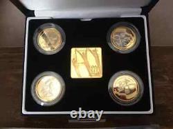 2002 Commonwealth Games SILVER Proof set of 4 two pound £2 coins