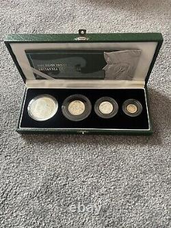 2003 Britannia Silver Proof Coin Collection Set Of 4 COMPLETE MINT