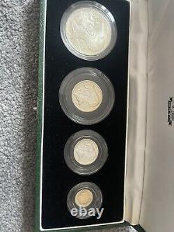 2003 Britannia Silver Proof Coin Collection Set Of 4 COMPLETE MINT