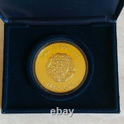 2003 Monarchs of Tudor Age Tudor Rose Silver Gold Proof 5oz medal Boxed with COA