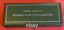 2003 Silver Proof Britannia 4 Coin Collection