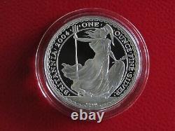 2004 Britannia 1oz Silver Proof Coin Ltd Edition of only 2174 in this Format