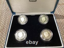 2004 Heraldic Beasts Silver Proof Pattern Coin Set