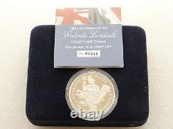 2004 Royal Mint Entente Cordiale £5 Five Pound Silver Proof Coin Box Coa