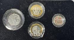 2005 Piedfort Royal Mint silver proof 4 coin set