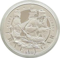 2005 Royal Mint Battle of Trafalgar Piedfort £5 Five Pound Silver Proof Coin
