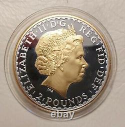 2006 1 Ounce Gold Silhouette £2 Silver Proof Britannia Uk Buyers Please