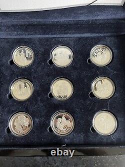 2006 Royal Mint Queens 80th Birthday Silver Proof Coin Set Boxed