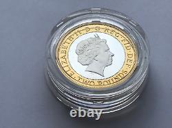 2007 Silver Proof Piedfort Abolition Of The Slave Trade Two 2 Pound Coin