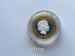 2007 Silver Proof Piedfort Abolition Of The Slave Trade Two 2 Pound Coin