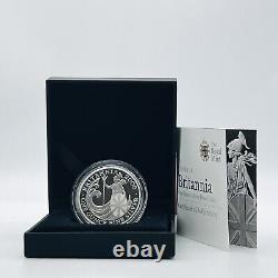 2008 Royal Mint Silver Proof Britannia £2 Two Pounds 1oz Coin Boxed & COA