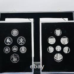 2008 Royal Mint Silver Proof Dual Set Royal Emblems And Royal Shield Of Arms
