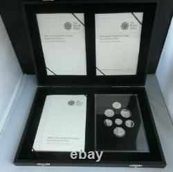 2008 Royal Shield Of Arms Silver Proof 7 Coin Set Coa