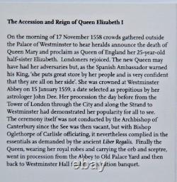 2008 Silver Piedfort Proof Queen Elizabeth I £5 Coin Box COA Royal Mint
