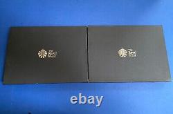 2008 Silver Proof Emblems & Royal Shield Of Arms Coin Sets, Royal Mint 14 Coins