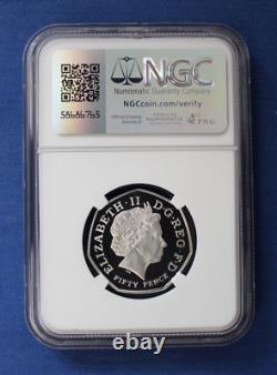 2009 Silver Proof 50p coin Kew Gardens Anniversary NGC Graded PF70 Ultra Cameo