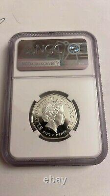 2009 Silver Proof 50p coin Kew Gardens NGC Graded PF68 Ultra Cameo