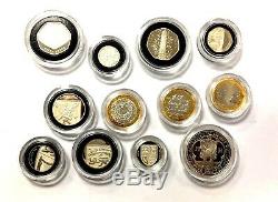 2009 Silver Proof Coin Set Kew Gardens 50p BOX COA Royal Mint (2)