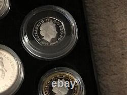 2009 UK Family Silver Proof 6 Coin Collection Includes 2009 Kew Gardens 50p Coin