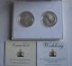 2010-2011 The Royal Engagement & Wedding Silver Proof 2 X £5 Coin Set COA BOX