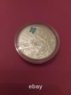 2010 Music A Celebration of Britain Silver Proof £5 Coin Royal Mint CAPSULE