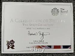 2010 Royal Mint LONDON 2012 £5 Silver Proof Celebration of Britain SPIRIT COA